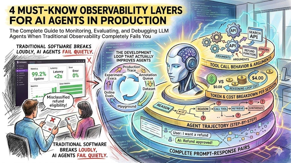 4 Observability Layers Every AI Developer Needs for Production AI Agents