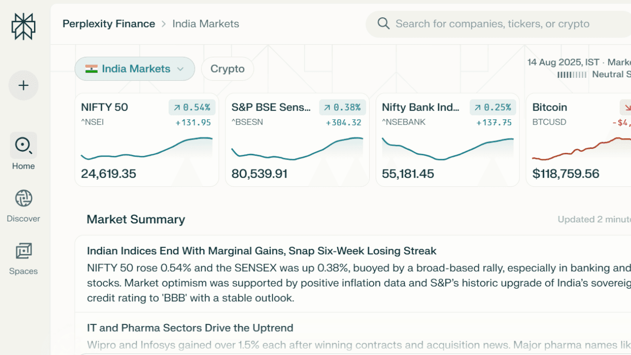 Perplexity AI Launches Live Personal Money Analyzer via Plaid
