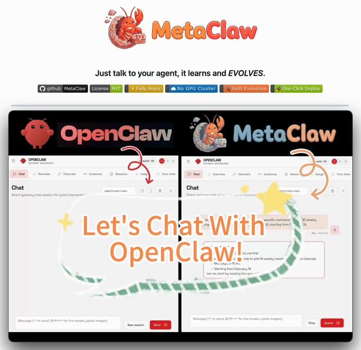 MetaClaw: AI Agents That Learn From Failure in Real-Time