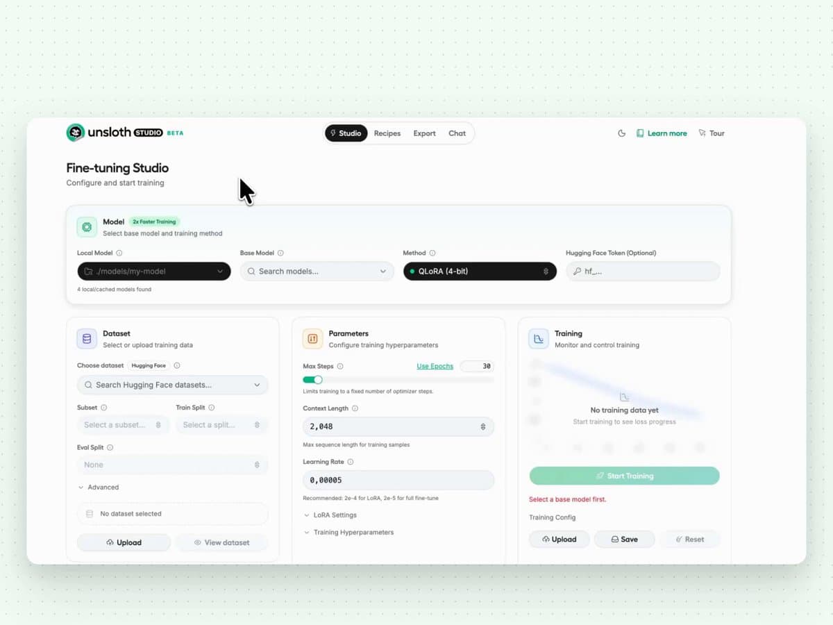 Open-Source Web UI 'LLM Studio' Enables Local Fine-Tuning of 500+ Models, Including GGUF and Multimodal