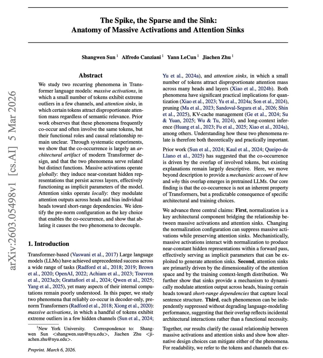 LeCun's Team Uncovers Hidden Transformer Flaws: How Architectural Artifacts Sabotage AI Efficiency