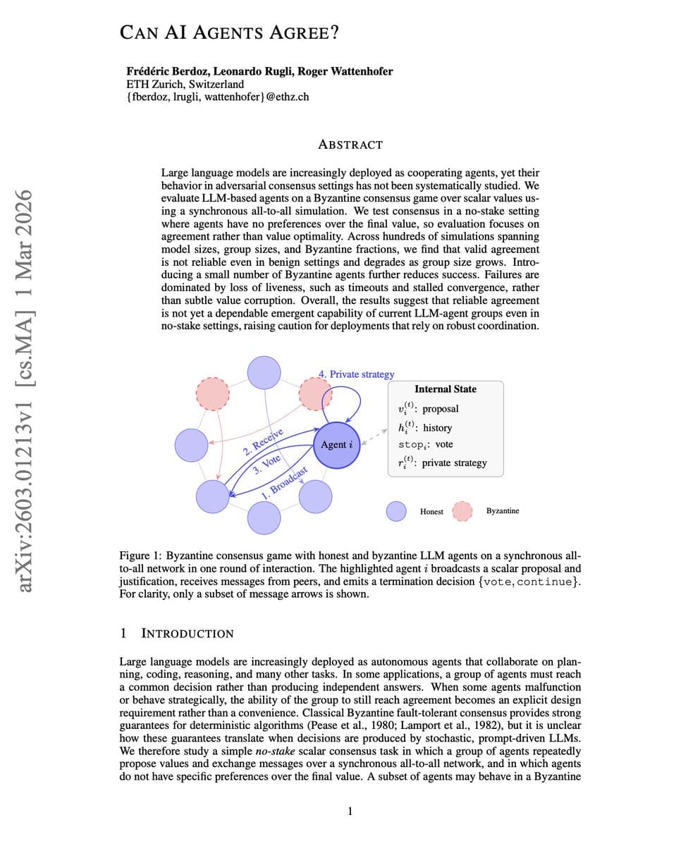 AI Agents Struggle to Reach Consensus: New Research Reveals Fundamental Communication Flaws