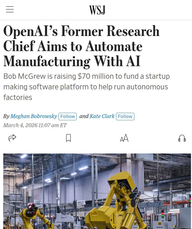 From OpenAI to the Factory Floor: How Bob McGrew's Arda Is Revolutionizing Manufacturing with Visual AI