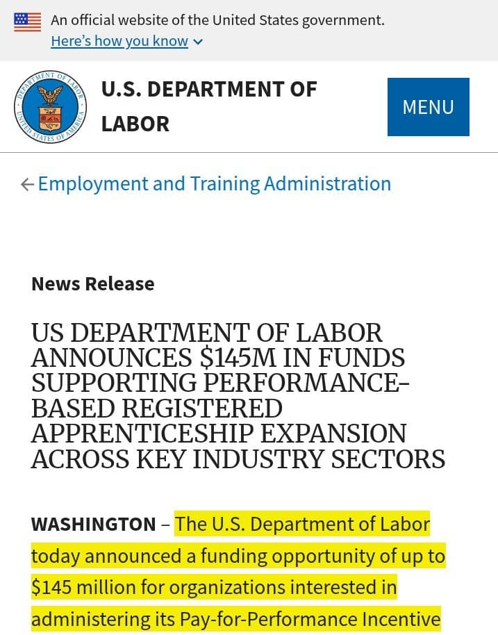 US Bets $145M on AI Apprenticeships to Build Next-Generation Tech Workforce