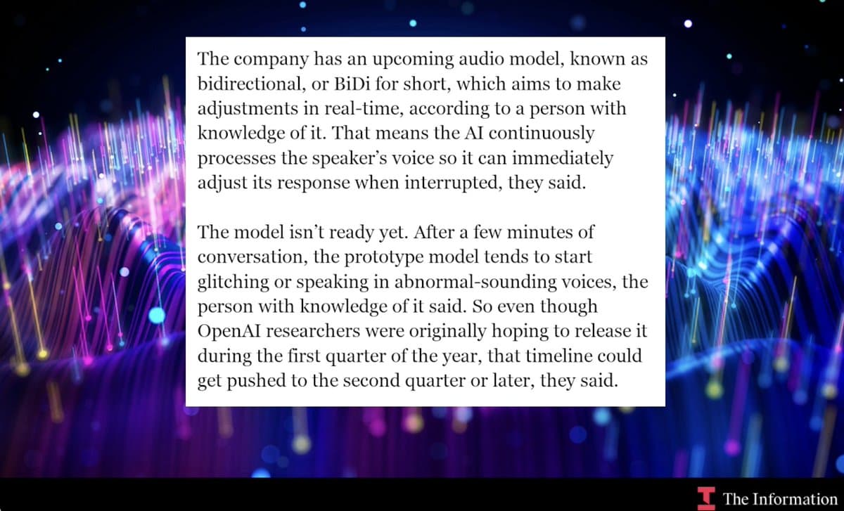 OpenAI's Bidirectional Audio Breakthrough: The End of Awkward AI Conversations
