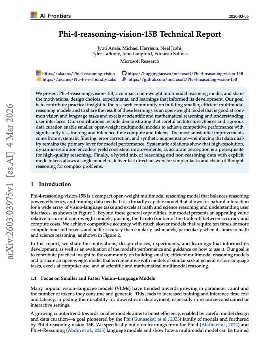 Microsoft's Phi-4-Vision: The 15B Parameter Multimodal Model That Could Reshape AI Agent Deployment