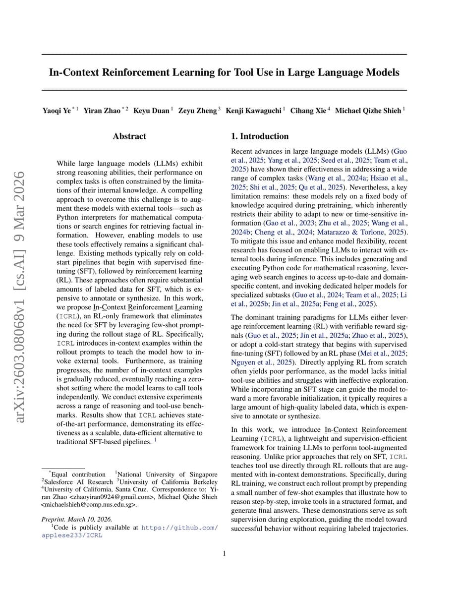 AI Learns to Use Tools Without Expensive Training: The Rise of In-Context Reinforcement Learning