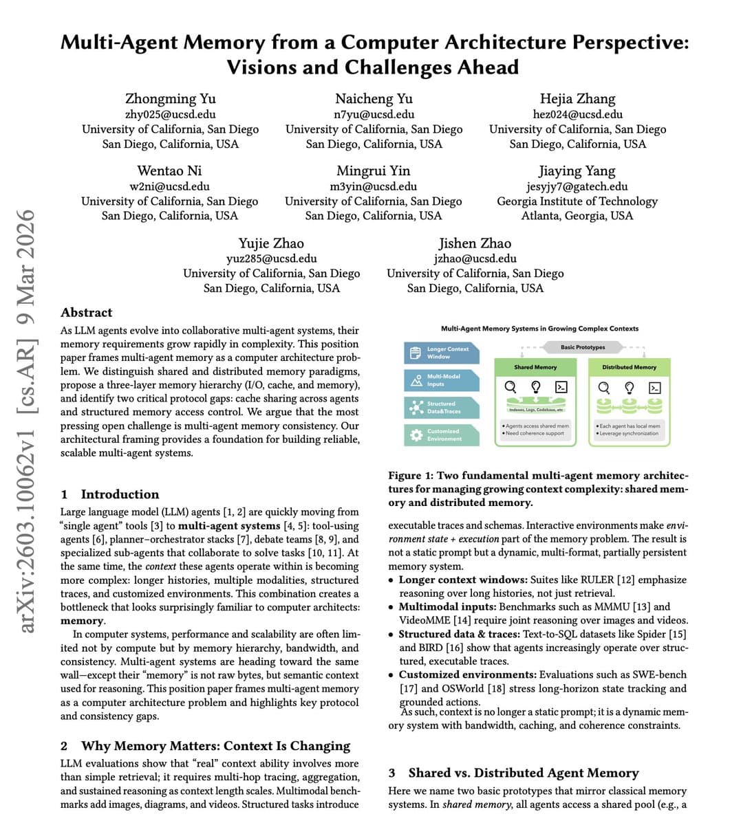 AI Agents Get a Memory Upgrade: New Framework Treats Multi-Agent Memory as Computer Architecture