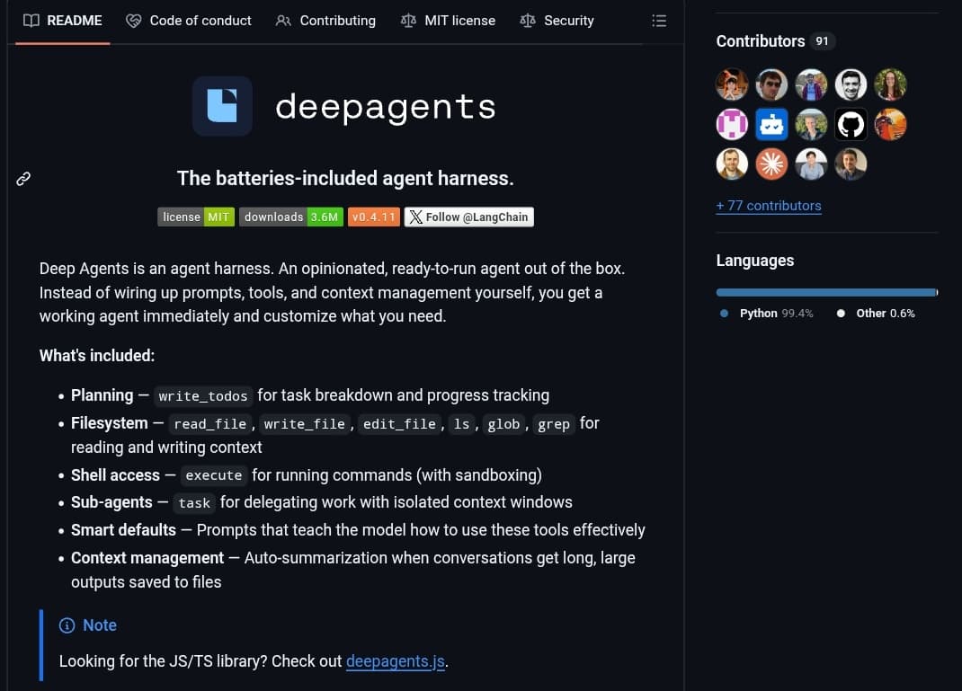 LangChain Releases DeepAgents: Open-Source Framework for Hierarchical AI Agent Systems