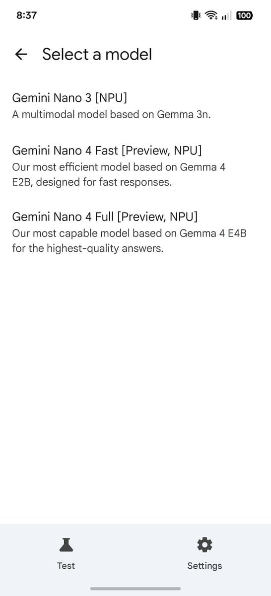 Google's AICore Beta Enables On-Device Gemini Nano 4 Downloads for Android Phones