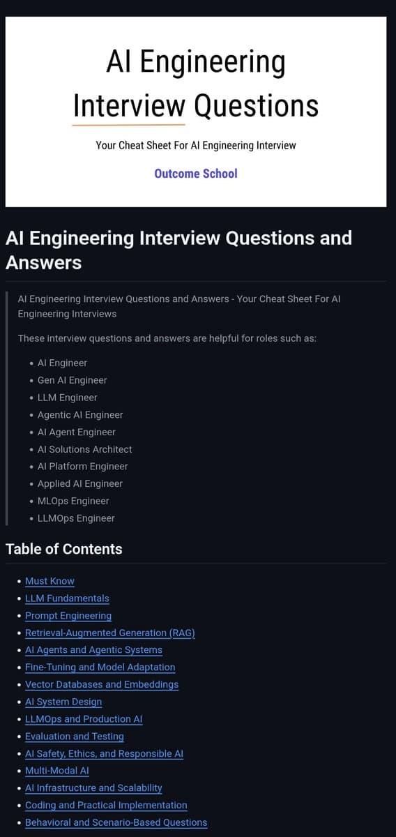 VMLOps Publishes Free GitHub Repository with 300+ AI/ML Engineer Interview Questions