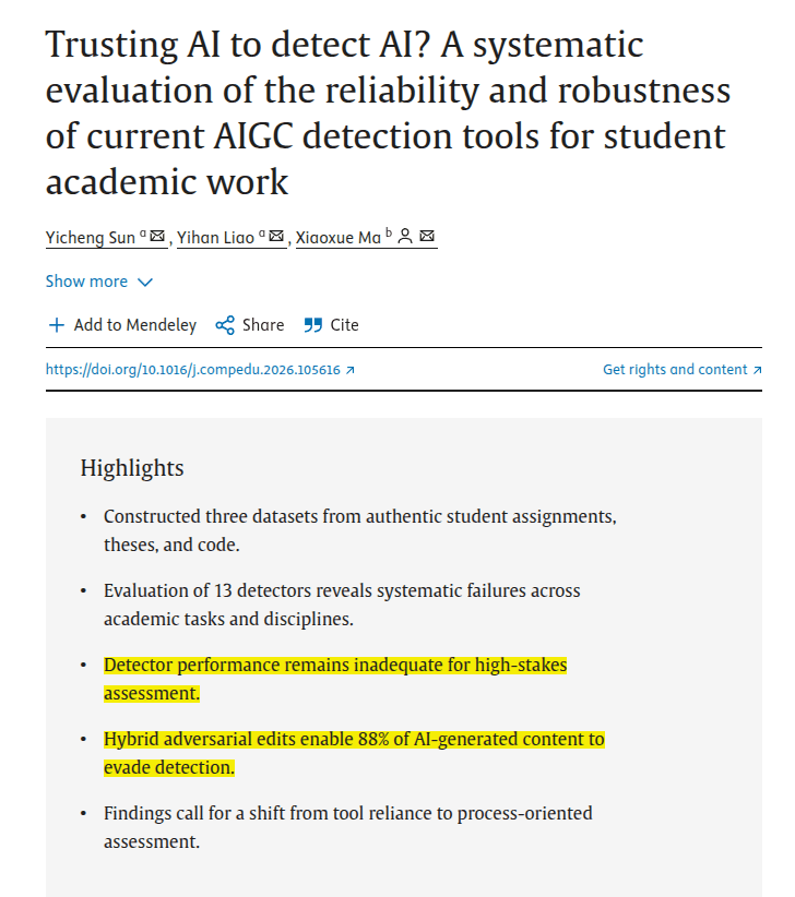 Study of 280,000 Samples Shows AI Detectors Fail on Short Coursework and STEM Writing, Flagging Real Student Work
