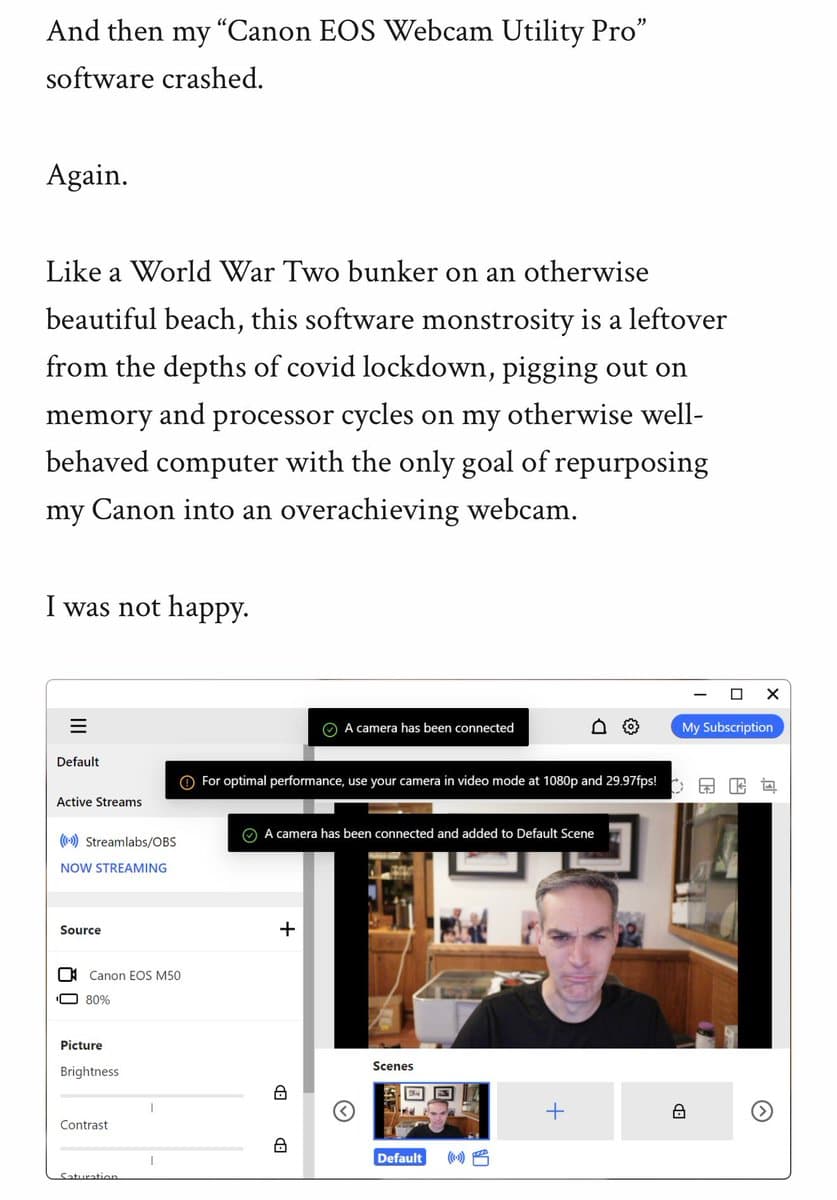AI Coding Agent Rewrites Canon Webcam Software in Rust, Fixes Persistent Crashes