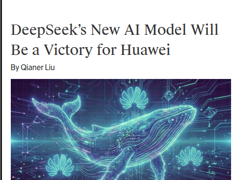 DeepSeek V4 to Run on Huawei Ascend 950PR Chips, Sparking 20% Price Surge
