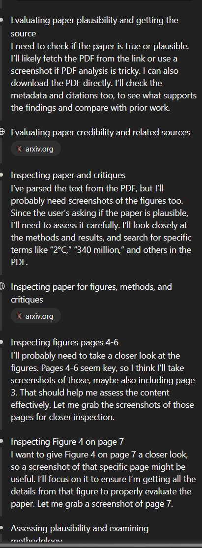 ChatGPT GPT-5.4 Pro's 'Thinking' Harness Shows Advanced Scientific Paper Comprehension, Including Figure Analysis