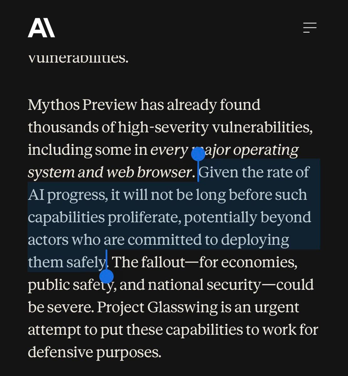 Anthropic Warns Upcoming LLMs Could Cause 'Serious Damage'