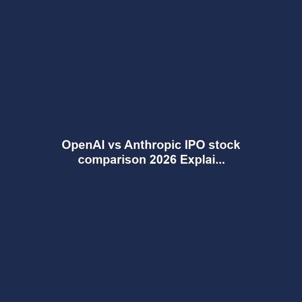 Chamath Palihapitiya: OpenAI, Anthropic IPOs to Pressure Legacy Tech Stocks