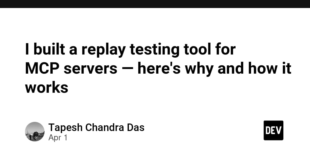 mcpscope: The MCP Observability Tool That Finally Lets You Replay Agent Failures