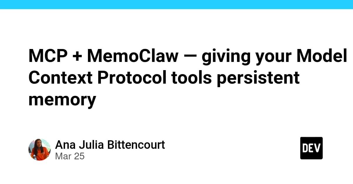 Add Persistent Memory to Claude Code in 5 Minutes with memoclaw-mcp