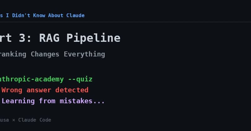 How to Add Claude-Powered Re-ranking to Your RAG Pipeline Today