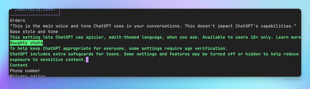 ChatGPT's Android App Hints at Future 'Naughty Chats' Feature, Signaling a Potential Shift in AI Content Policy