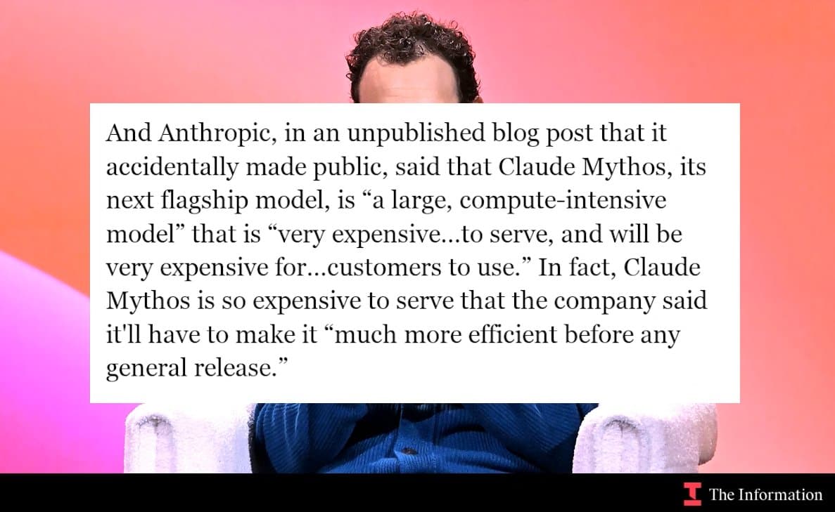 Anthropic's Claude Mythos Compute Needs Delay Release, 'Spud' Likely First
