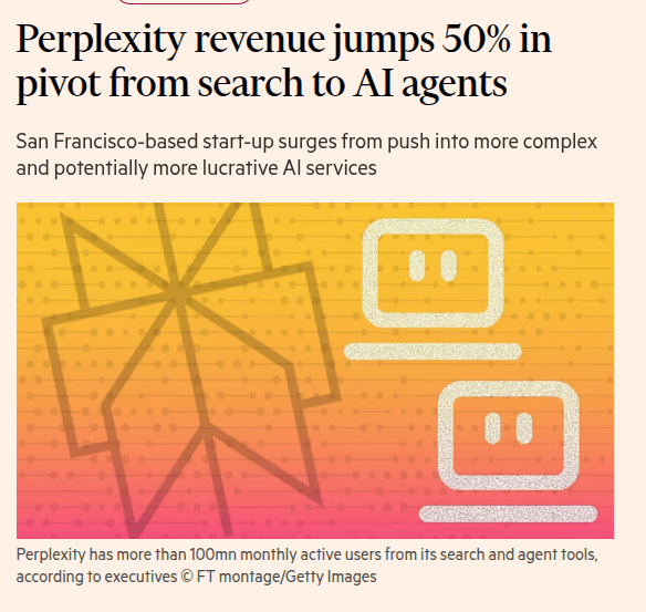 Perplexity Hits $450M ARR, Pivots to AI Agents for Revenue Growth